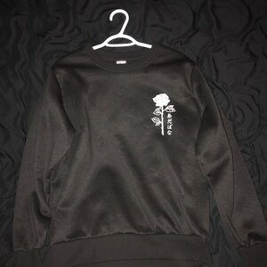 SHEIN Black Long Sleeve Shirt